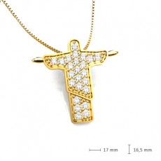 PINGENTE CRISTO REDENTOR - AB 0,21 CT 24 Ø