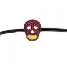 PULSEIRA - SKULL LOVE - RUBI - 64 Ø