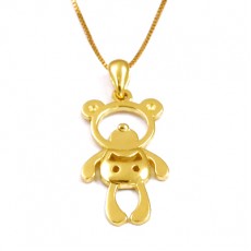 PINGENTE URSINHO COM 1,25G OURO 18K