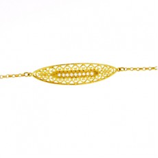 PULSEIRA RENDAS CORAÇÕES ELO PORT AB 0,06 CT - 9 Ø