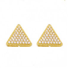 BRINCO PAVE TRIANGULAR - AB 0,50 CT - 72 Ø