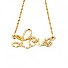 GARGANTILHA LOVE MANUSCRITO