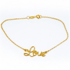 PULSEIRA LOVE MANUSCRITO ELO PORTUGUES